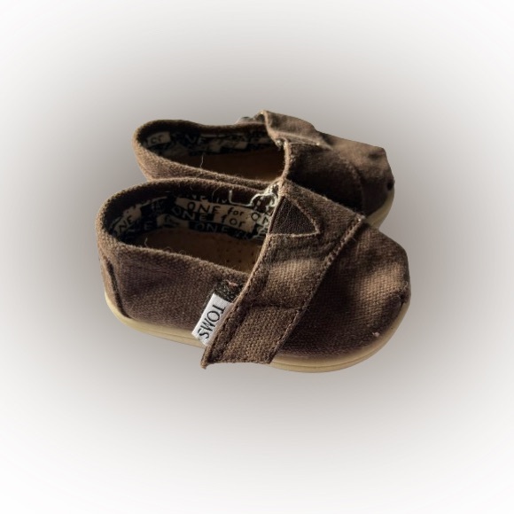 Baby Size 3 Brown Tom’s - Picture 1 of 7